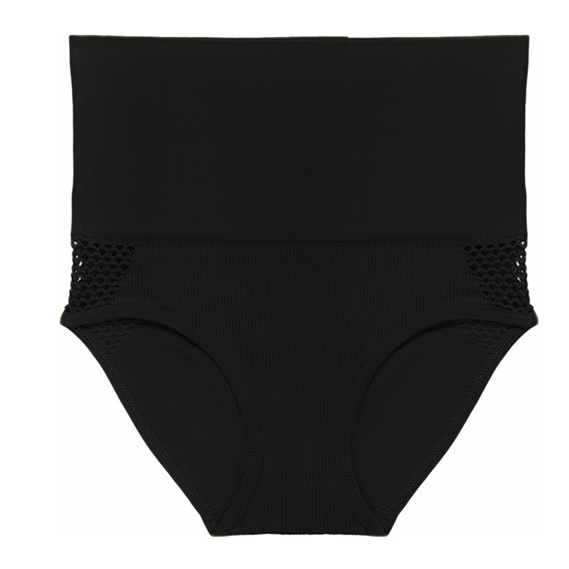 Womens Hollowed-Out High-Waisted Tummy-Control Shaping Butt-Lifting Underwear