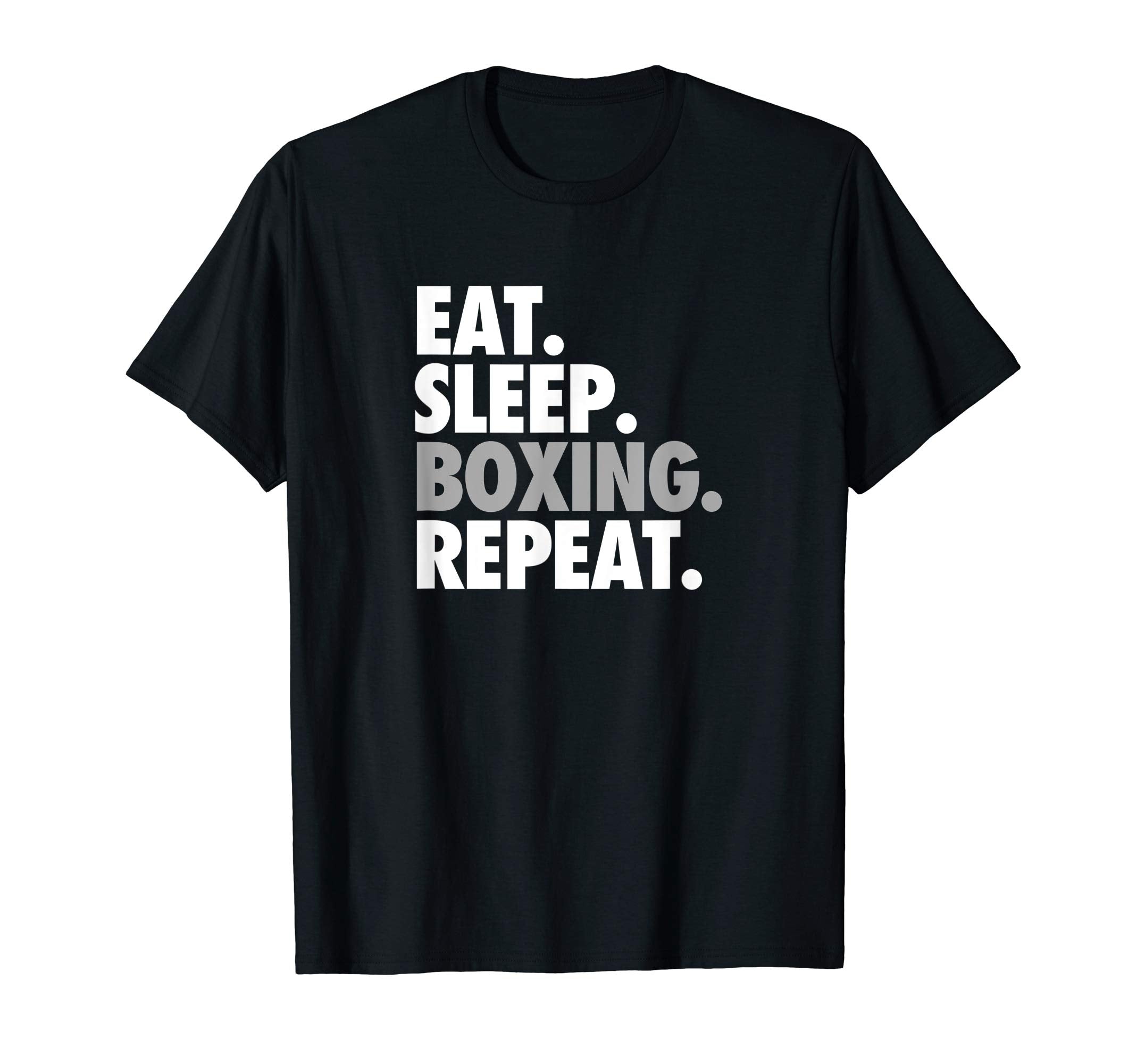 Eat Sleep Boxing Repeat Sports And T-Shirt - Custom Art Print for Adults